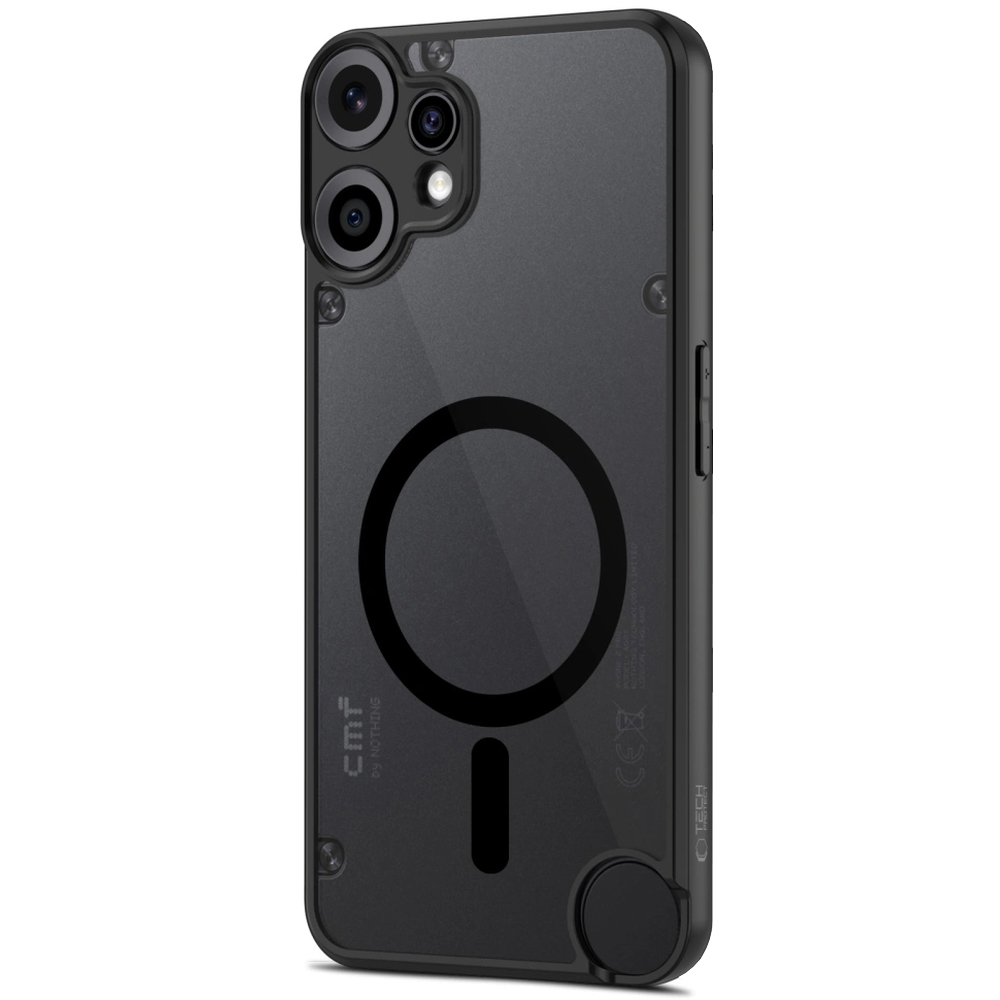 Etui Tech-Protect MagMat MagSafe do Nothing CMF Phone 2 Pro, czarne. Solidne etui stworzone z TPU i PC kompatybilne z MagSafe gwarantuje komfortowe użytkowanie.